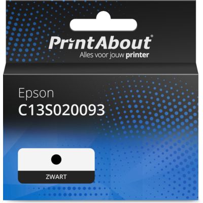 Huismerk Epson S020093 Inktcartridge Zwart