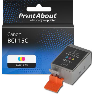 Huismerk Canon BCI-15C Inktcartridge 3-kleuren