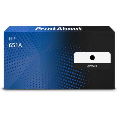 Huismerk compatible met HP 651A (CE340A) Toner Zwart