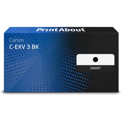 Huismerk Canon C-EXV 3 BK Toner Zwart