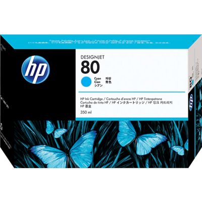 HP 80 (C4846A) Inktcartridge Cyaan