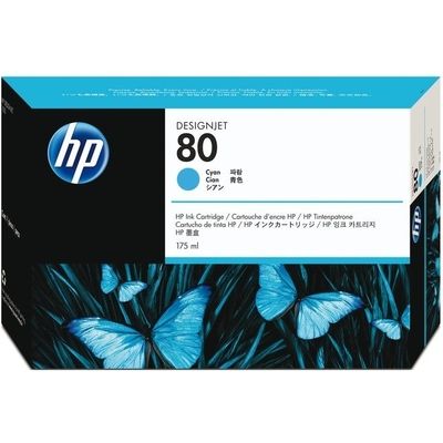 HP 80 (C4872A) Inktcartridge Cyaan