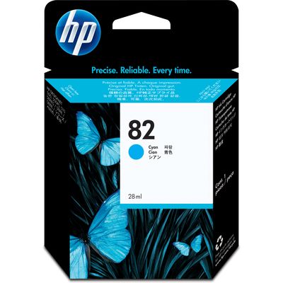 HP 82 (C4911A) Inktcartridge Cyaan