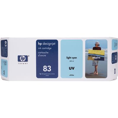 HP 83 (C4944A) Inktcartridge UV-licht-cyaan