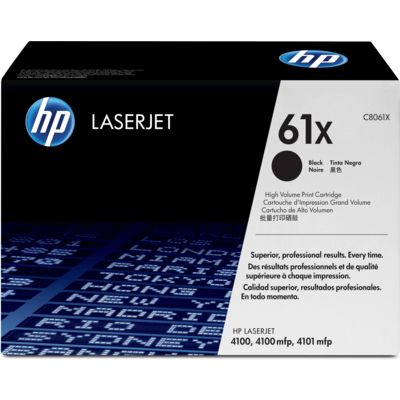 HP 61X (C8061X) Toner Zwart Hoge capaciteit