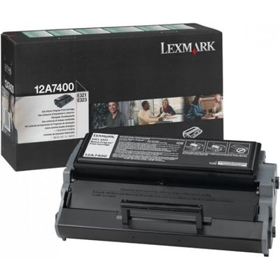 Lexmark 12A7400 Toner Zwart