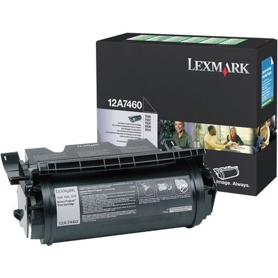 Lexmark 12A7460 Toner Zwart