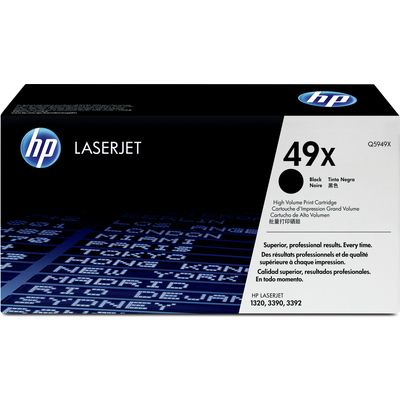 HP 49X (Q5949X) Toner Zwart Hoge capaciteit