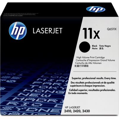 HP 11X (Q6511X) Toner Zwart Hoge capaciteit