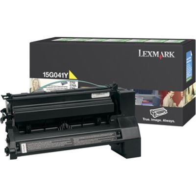 Lexmark 15G041Y Toner Geel