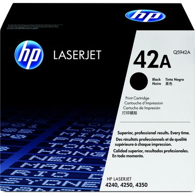 HP 42A (Q5942A) Toner Zwart