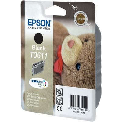 Epson T061140 Inktcartridge Zwart
