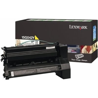 Lexmark 15G042Y Toner Geel