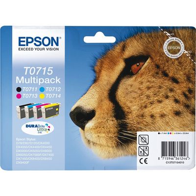 Epson T071540 Inktcartridge 4-kleuren Voordeelbundel