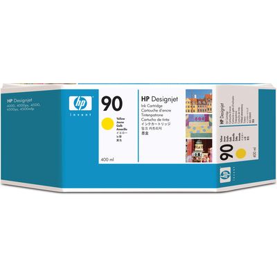 HP 90 (C5065A) Inktcartridge Geel