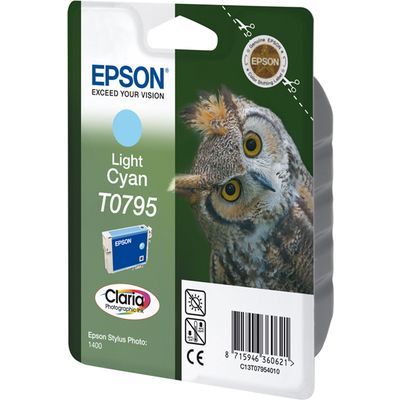 Epson T07954010 Inktcartridge Licht-cyaan