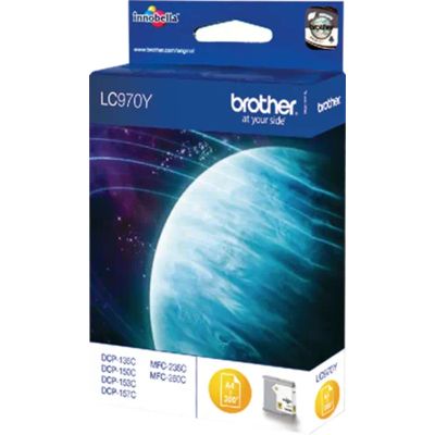 Brother LC-970Y Inktcartridge Geel