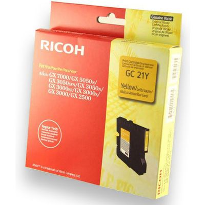 Ricoh Gc 21Y 405535 Inktcartridge Geel ricoh kopen in de aanbieding