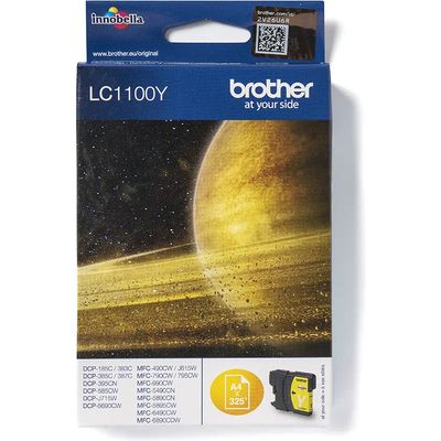 Brother LC-1100Y Inktcartridge Geel