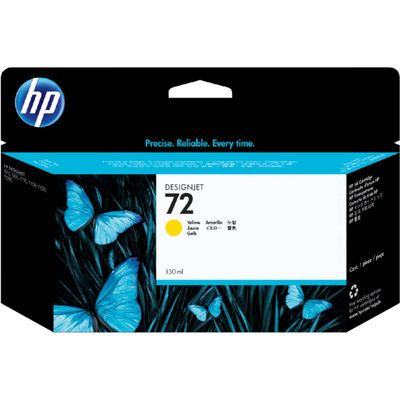 HP 72 (C9373A) Inktcartridge Geel