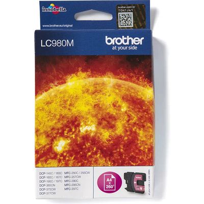 Brother LC-980M Inktcartridge Magenta