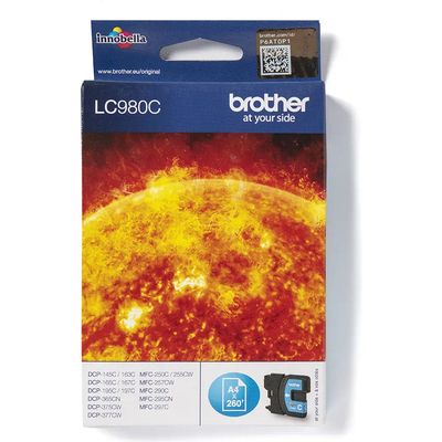 Brother LC-980C Inktcartridge Cyaan