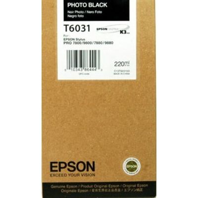 Epson T6031 Inktcartridge Foto-zwart