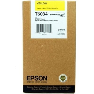 Epson T6034 Inktcartridge Geel