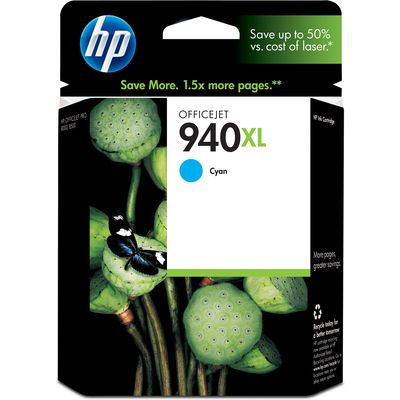 HP 940XL (C4907AE) Inktcartridge Cyaan Hoge capaciteit