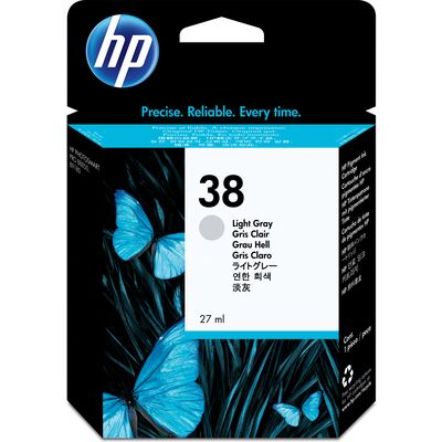 HP 38 (C9414A) Inktcartridge Licht-grijs