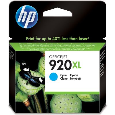 HP 920XL (CD972AE) Inktcartridge Cyaan Hoge capaciteit