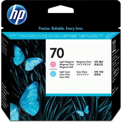 HP 70 (C9405A) Printkop Licht-cyaan + licht-magenta