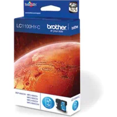 Brother LC-1100HYC Inktcartridge Cyaan Hoge capaciteit