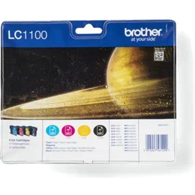Brother LC-1100VALBP Inktcartridge 4-kleuren Voordeelbundel