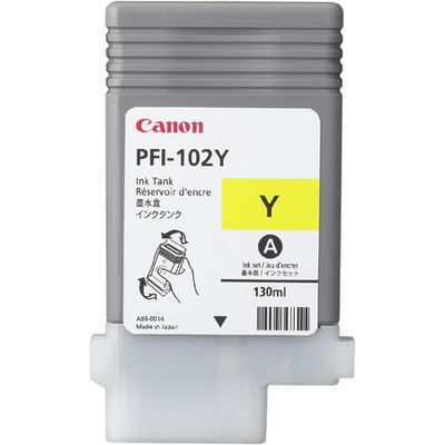 Canon PFI-102Y Inktcartridge Geel