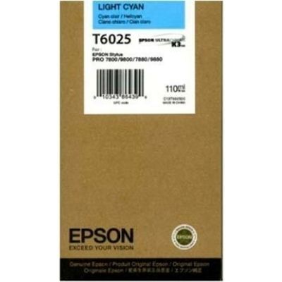 Epson T602500 Inktcartridge Licht-cyaan