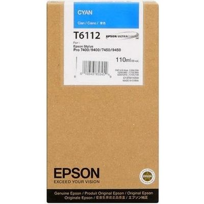 Epson T611200 Inktcartridge Cyaan