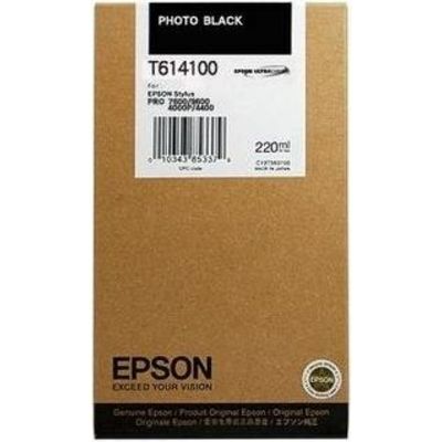 Epson T614100 Inktcartridge Foto-zwart