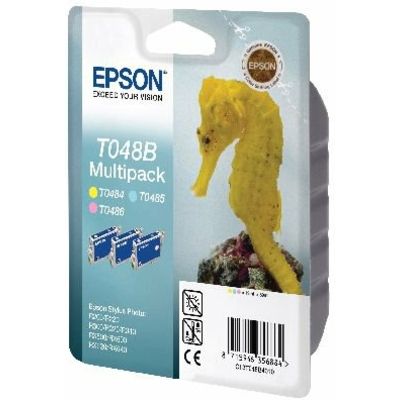 Epson T048B4010 Inktcartridge Geel/licht-cyaan + magenta