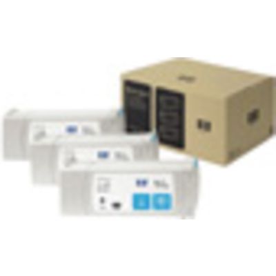 HP 81 (C5067A) Inktcartridge Cyaan Voordeelbundel 3-pack