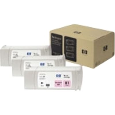 HP 81 (C5071A) Inktcartridge Licht-magenta Voordeelbundel 3-pack