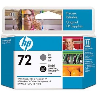 HP 72 (C9380A) Printkop Grijs + foto-zwart