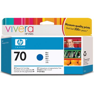 HP 70 (C9458A) Inktcartridge Blauw