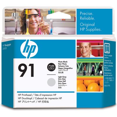 HP 91 (C9463A) Inktcartridge Foto-zwart + licht-grijs