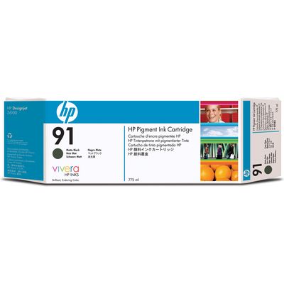 HP 91 (C9464A) Inktcartridge Mat-zwart