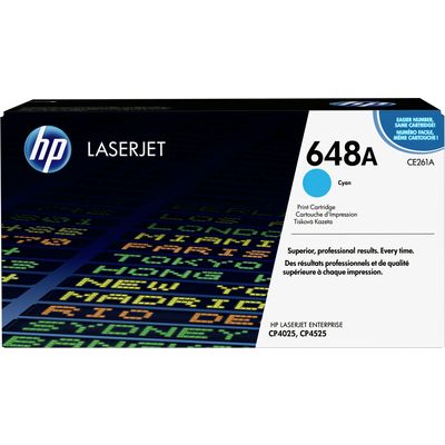 HP 648A (CE261A) Toner Cyaan