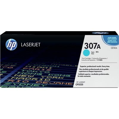 HP 307A (CE741A) Toner Cyaan