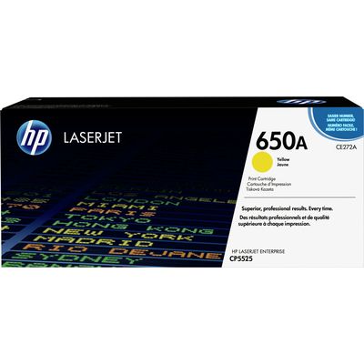 HP 650A (CE272A) Toner Geel