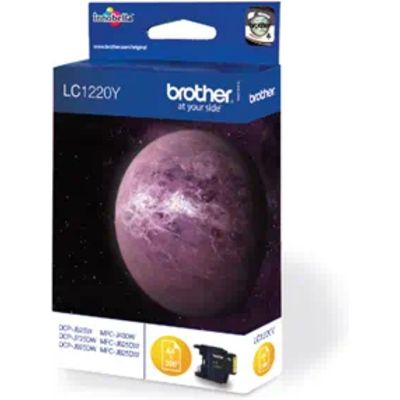 Brother LC-1220Y Inktcartridge Geel