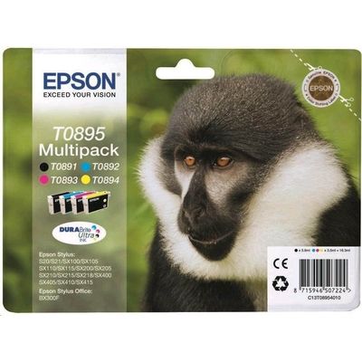 Epson T08954010 Inktcartridge 4-kleuren Voordeelbundel